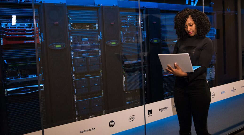 Enterprise cloud computing datacenter servers visualizing the convergence of OpenAI and Google Cloud infrastructure